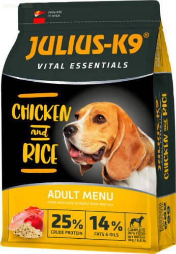 JULIUS K-9 Vital Essentials Adult  Poultry&Rice 12kg  