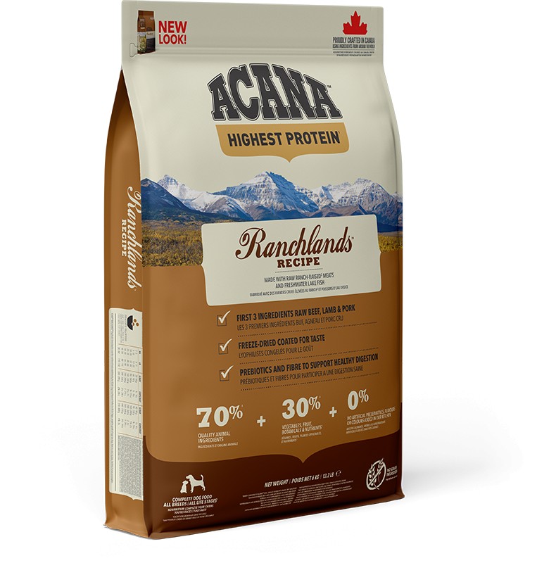 ACANA Ranchlands Dog 11,4kg, Pet Heroes állat eledel - Pet H