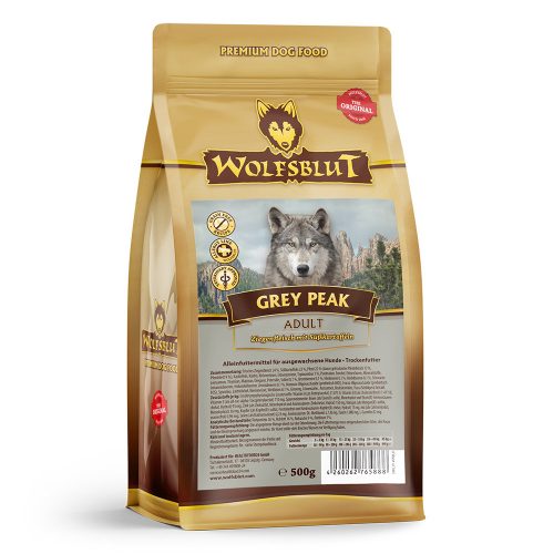 Wolfsblut Grey Peak Adult - Kecske édesburgonyával 500 g